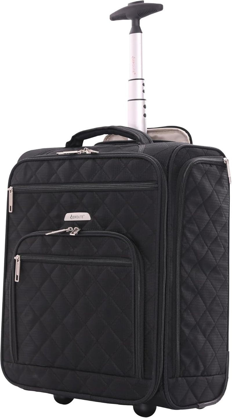 Aerolite Koffer Handgepäck Passend für easyJet 45x36x20 Neu 2023 Handkabine Gepäck Untersitztasche T