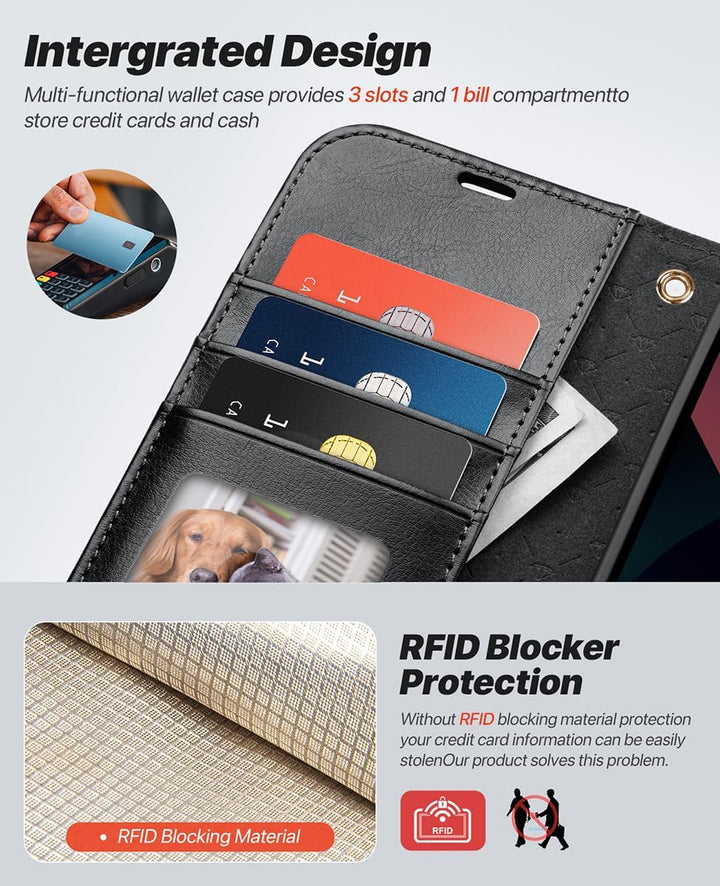 OCASE Kompatibel für iPhone 12 Pro Hülle (2in1) Leder Stossfestes Case, Abnehmbare magnetische, Mit