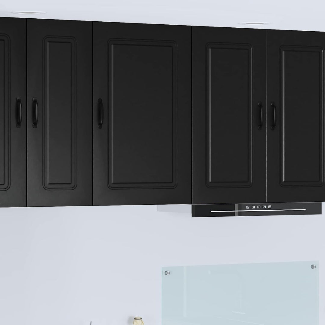 vidaXL Geschirrspülerfront Kalmar Schwarz 50 x 31 x 80 cm 50 x 31 x 80 cm Schwarz, 50 x 31 x 80 cm S