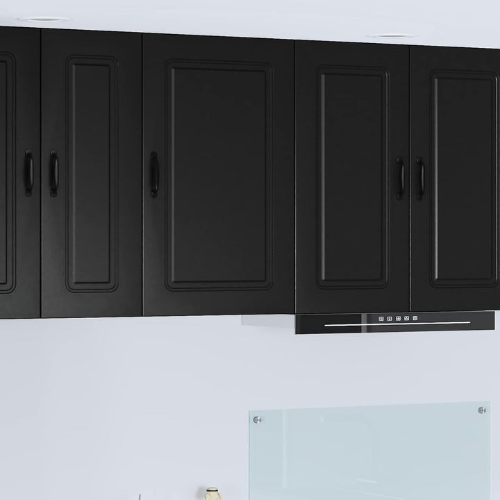 vidaXL Geschirrspülerfront Kalmar Schwarz 50 x 31 x 80 cm 50 x 31 x 80 cm Schwarz, 50 x 31 x 80 cm S