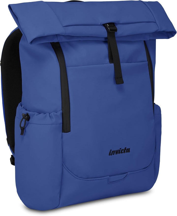 Invicta FOLD Rucksack Laptoptasche Business, Leicht, kompakt, mit Laptopfach, Rolltop Rucksack für B
