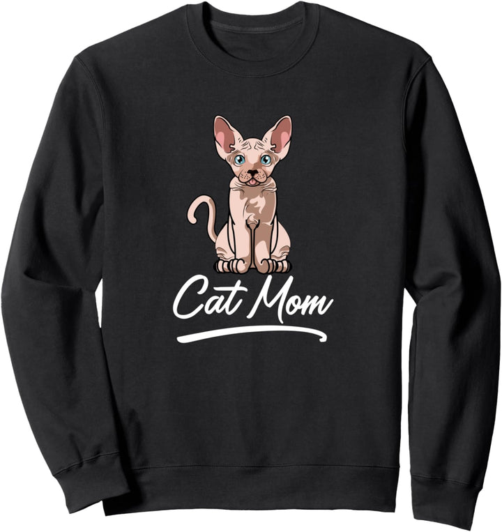 Ich liebe meine Katze lustig niedlich Sphynx Katze Kitty Kat Sweatshirt