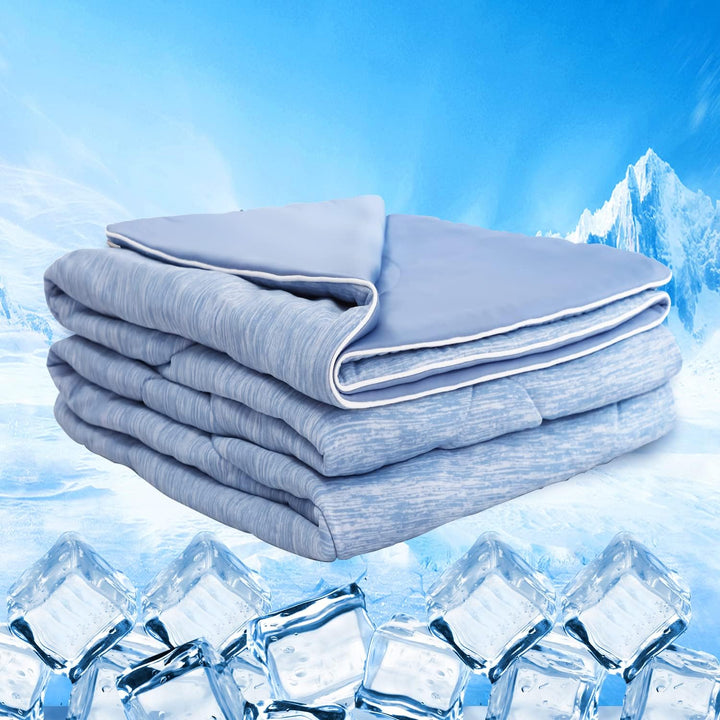 MYLUNE HOME Kühldecke Leichte Sommerdecke, Arc-Chill Q-Max>0.458, 2in1 Kühlende Bettdecke 200x220, S