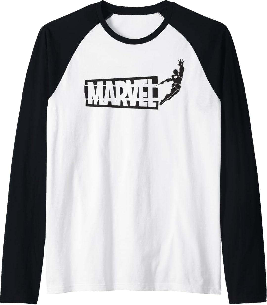 Marvel Iron Man Fly By Logo Raglan
