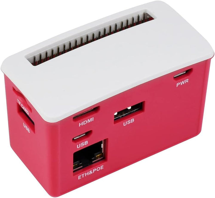 Waveshare PoE Ethernet/USB HUB Box for Raspberry Pi Zero Series 3X USB 2.0 Ports 802.3af-Compliant C