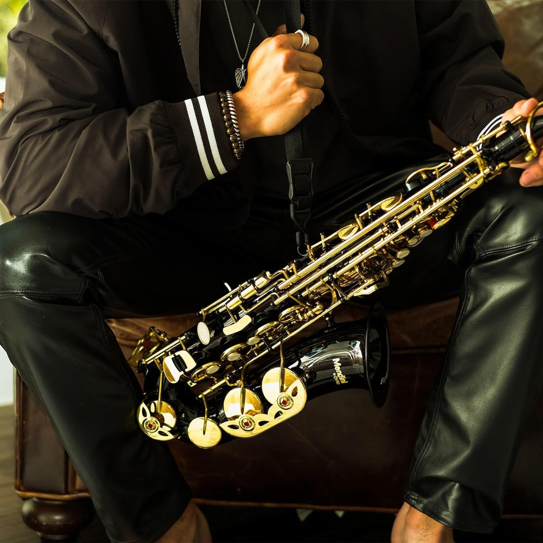 Neotech Saxophongurt soft-Black/Reg/Open Schwarz regulär - offener Haken, Schwarz regulär - offener