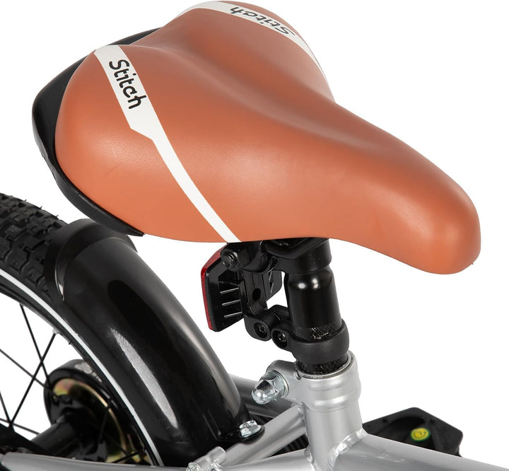 STITCH Kinderfahrrad für 3-9 Jahre Mädchen &amp; Jungen, 14/16/18 Zoll Kinderfahrrad mit Stabilisatoren