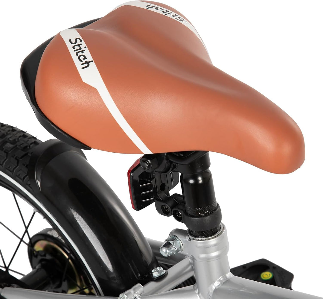 STITCH Kinderfahrrad für 3-9 Jahre Mädchen & Jungen, 14/16/18 Zoll Kinderfahrrad mit Stabilisatoren
