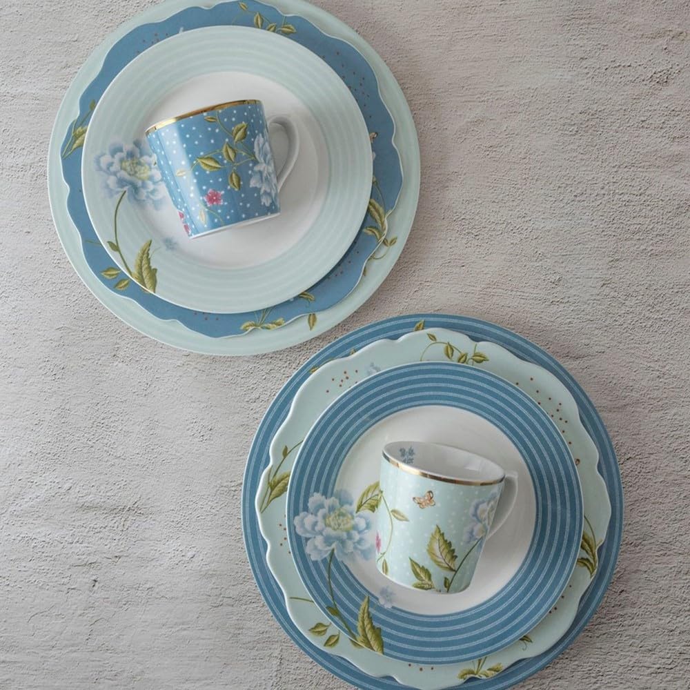 Laura Ashley Geschenkset 4 Teller 26 cm Seaspray Candy Stripe