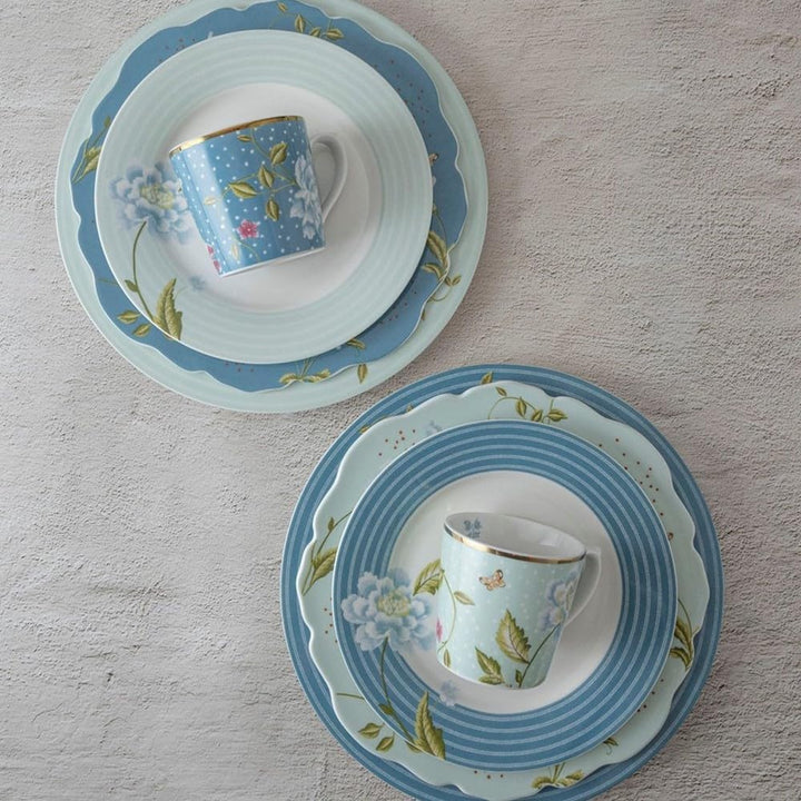 Laura Ashley Geschenkset 4 Teller 26 cm Seaspray Candy Stripe