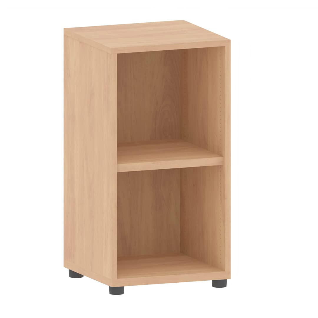 Aktenregal 2 Fächer versch. Farben | Büroregal 2 OH 40x40x77cm aus Holz | Büromöbel Ordnerregal Büch