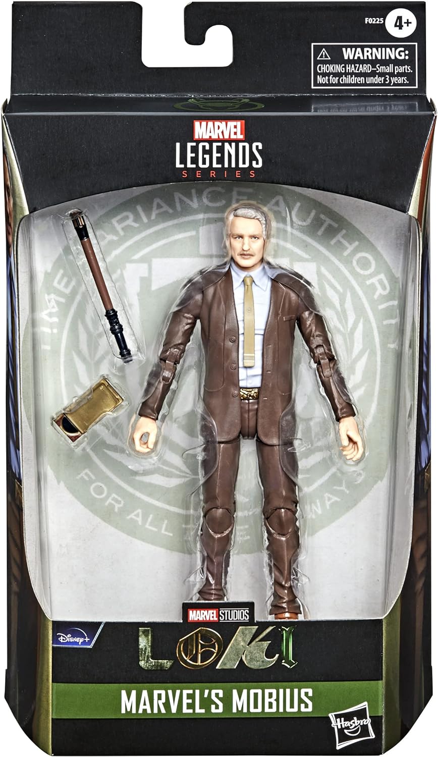 Marvel Hasbro Legends Series 15 cm grosse Mobius Action-Figur, Premium-Design, 1 Figur und 2 Accesso