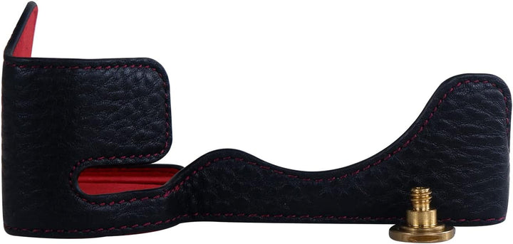 Rieibi Alpha 7 IV Kameratasche, Echtes Echtleder Tasche für Sony a7 IV a7S III A1 Digitalkamera, Sch