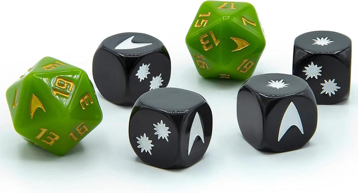 Modiphius Entertainment | Star Trek RPG Kirk's Tunic Dice Blister | Role Playing Game | English