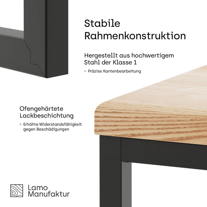 LAMO Manufaktur Pflanzenständer Set - 3 Stücke 30/50/70 cm | Blumenständer Weiss Metall | Blumenhock