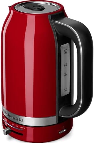 KitchenAid Wasserkocher mit Temperatureinstellung von 50 bis 100°C | Teekocher mit Temperaturanzeige