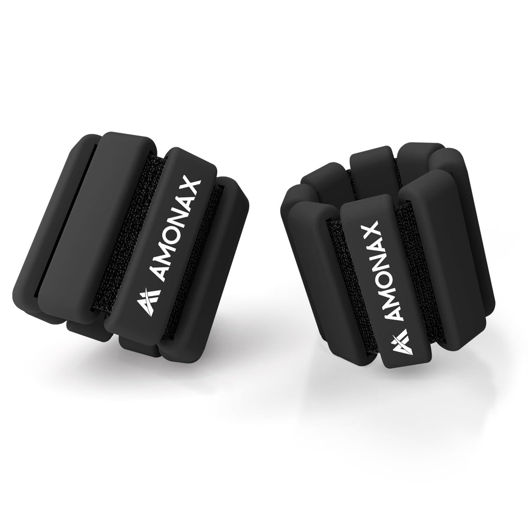 Amonax Gewichtsmanschetten Ankle Weights Set, Fitness Gewichte Für Beine Und Arme, 2x0,5kg Gewichte