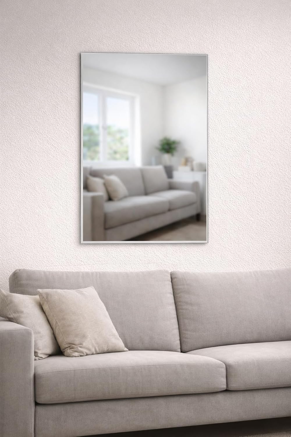 Homestyle Kristallspiegel 50 x 70 cm Rahmenlos Wandspiegel 50x70, 50x70