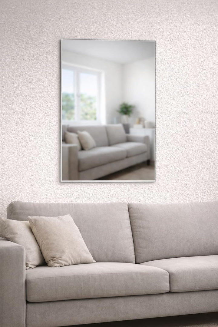 Homestyle Kristallspiegel 50 x 70 cm Rahmenlos Wandspiegel 50x70, 50x70