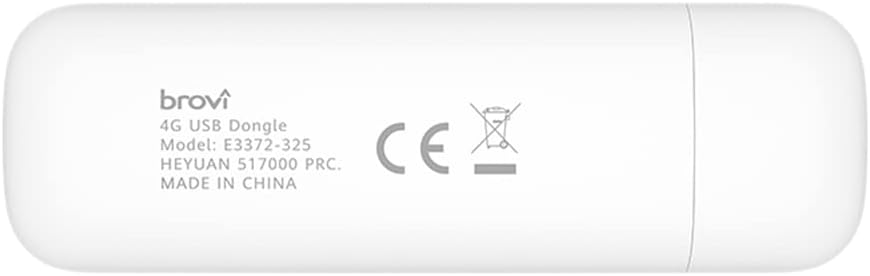 Zowee 4G LTE USB-Dongle-CAT4, Download-Geschwindigkeit bis zu 150 Mbps, Plug & Play,weiss
