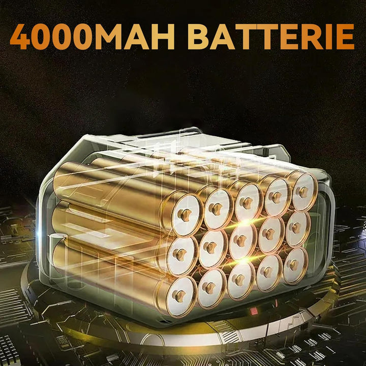 U.S. Solid Automatische Umreifungsgerät mit LCD-Bildschirm, 2x4000mAh Akku für 13-16 mm PP/PET-Bände