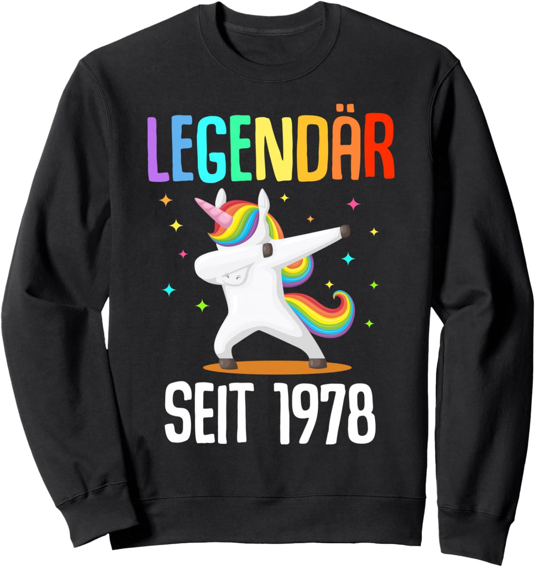 46. Geburtstag Mann Frau 46 Jahre 1978 Deko Lustig Geschenk Sweatshirt