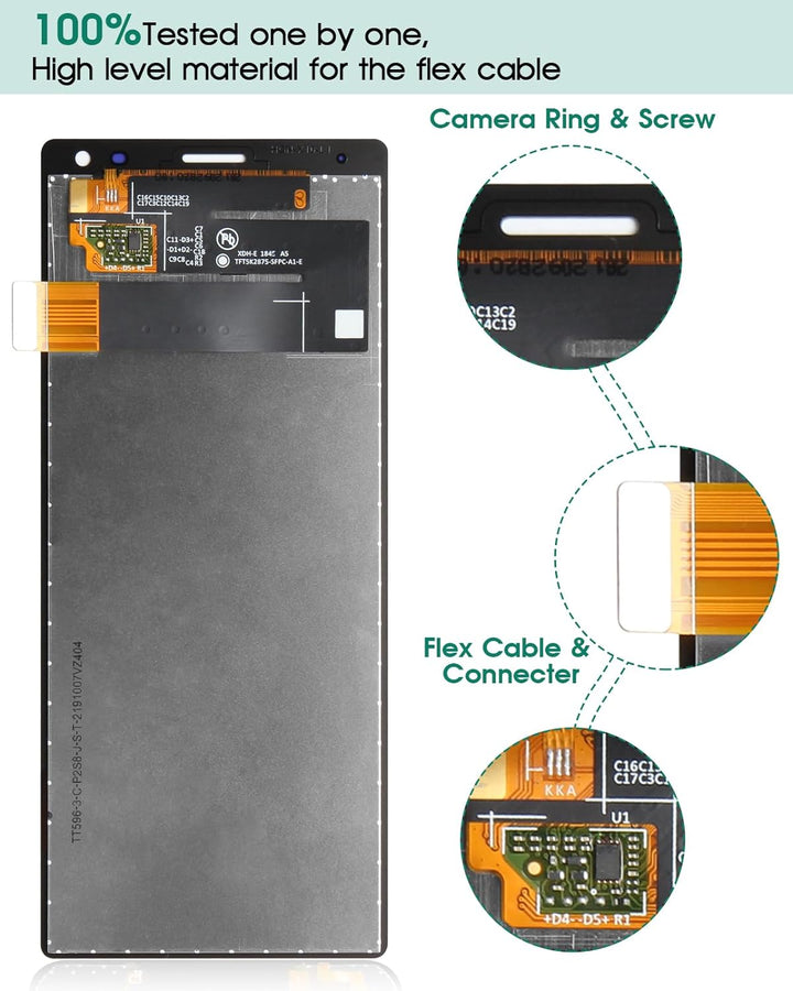 SRJTEK Kompatibel für Sony Xperia 10 LCD Display Xperia X10 Ersatzteile für I3113 I4113 I4193 I3123