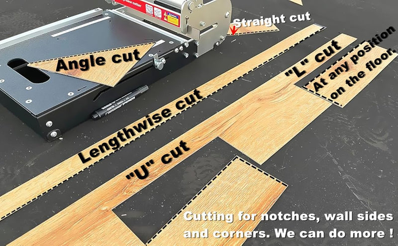 MantisTol LVP-231 Vinyl-Dielenschneider für LVT, VCT, LVP, PVC, WPC, starrer Kern, Vinyl-Planke, 227