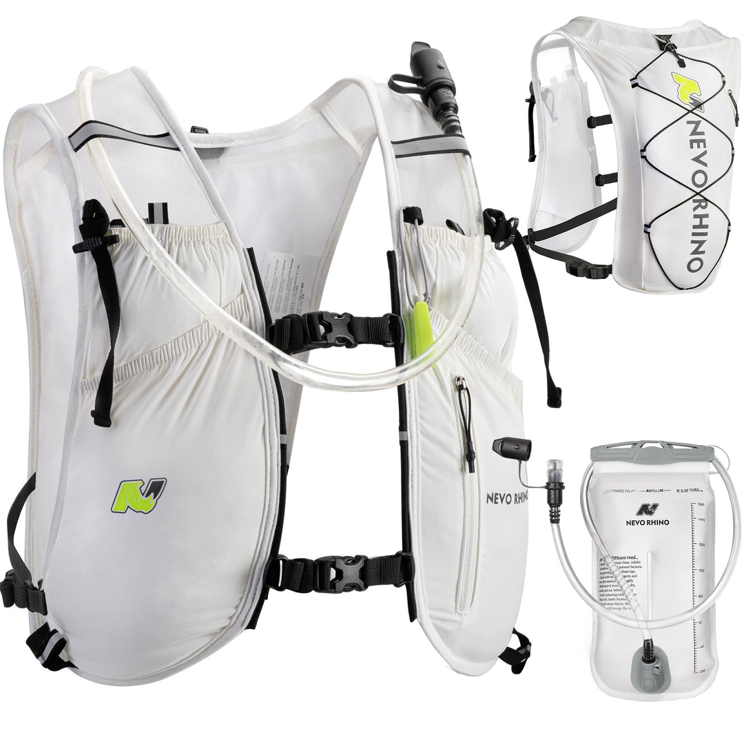 Running Hydration Vest, 5.5L Running Vest for Women Men with 2L TPU Water Bladder,Hydration Backpack