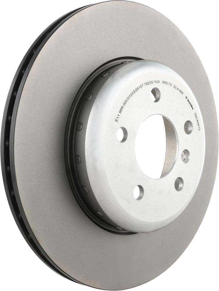 Brembo 09.C404.13 - Hintere Verbund-/Schwimm-Bremsscheibe mit UV-Lackierung - 1 Bremsscheibe