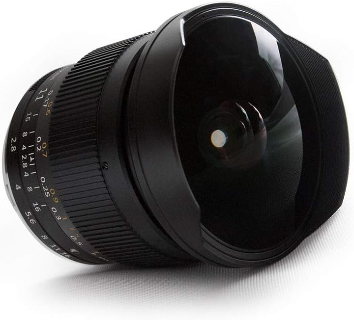 TTArtisan 11 mm F2.8 Kameralinse, Fisheye, kompatibel mit EOS R Mount Kameras wie R RP R5 R6 Schwarz