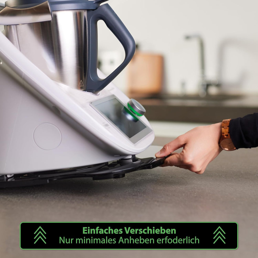 Ruhrzauber® Gleitbrett für Thermomix TM6 &amp; TM5 - Leicht Verschiebbares Brett für Thermomix TM6 / TM5