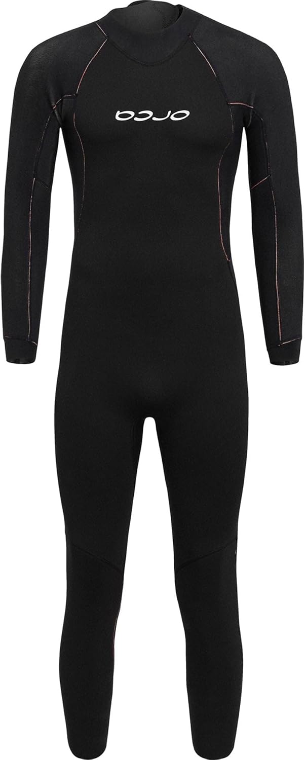 Orca Vitalis Herren-Neoprenanzug mit hoher Sichtbarkeit, Schwarz – Der Vitalis Neoprenanzug ist die