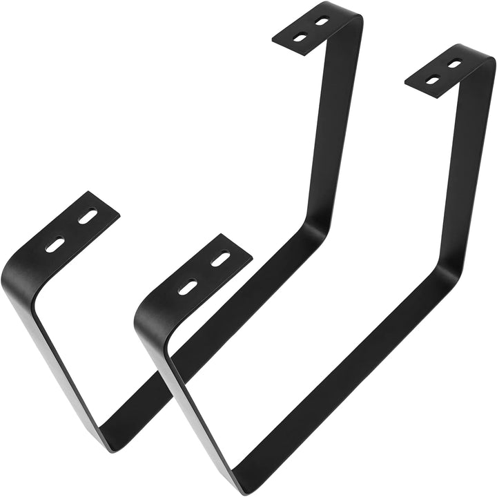 PrimeMatik - Beine für Kleiner Tisch rechteckig aus Stahl 480 x 45 x 420 mm 2-Pack