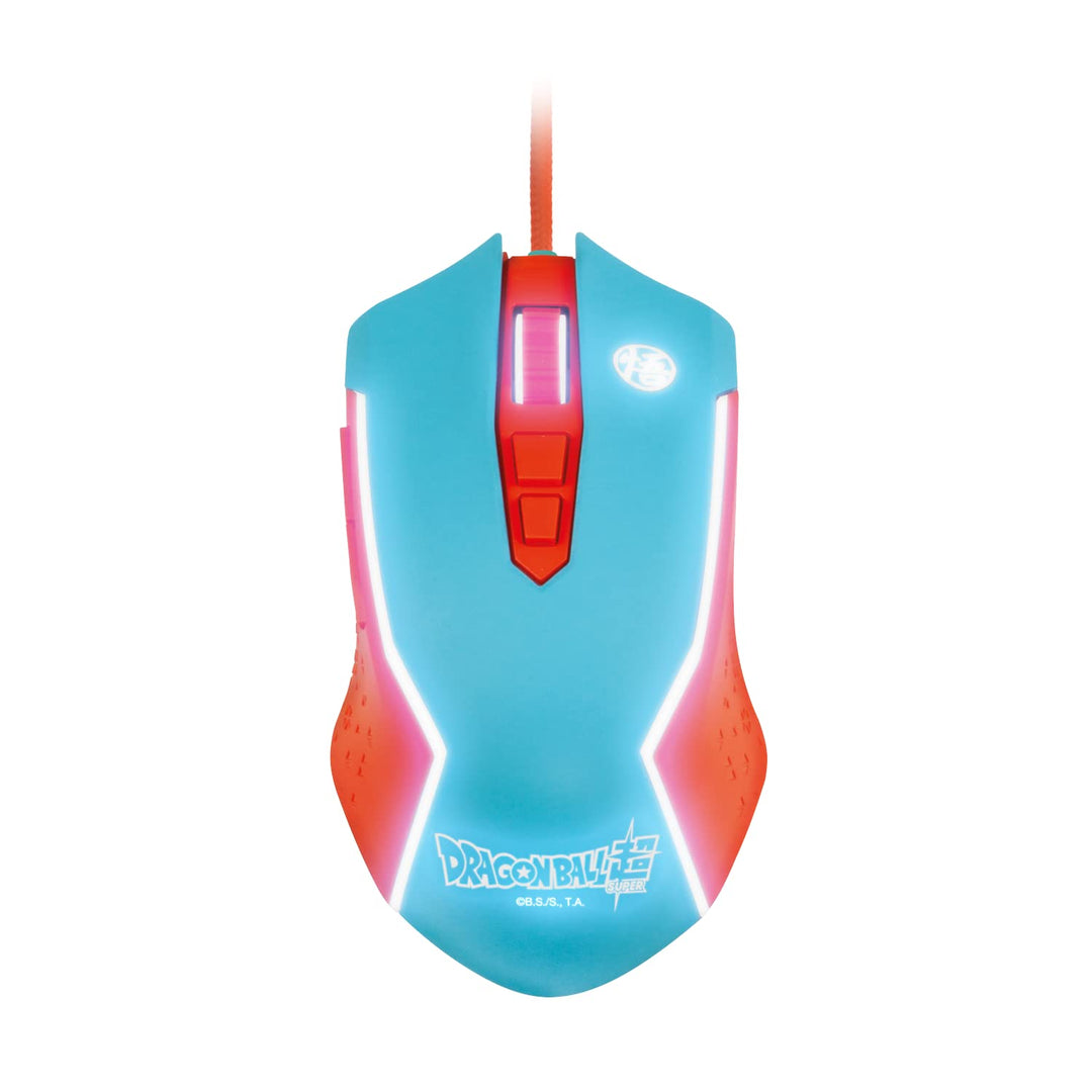 FRTEC – Dragon Ball Super Goku Gaming-Maus mit LED-Beleuchtung, bis zu 8.000 DPI
