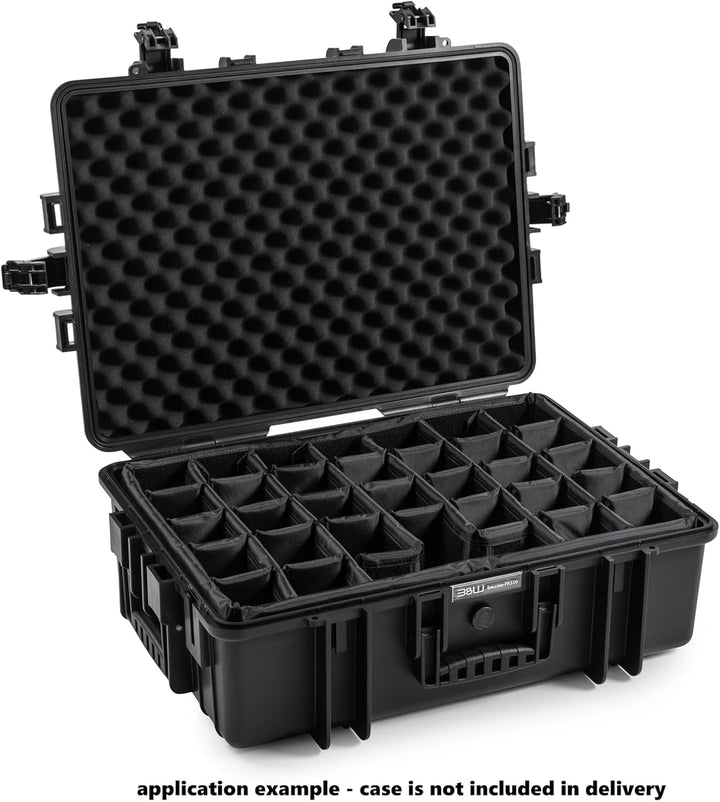 Variable Facheinteilung für deinen robusten - B&W Typ 6500 - Outdoor Transportkoffer, Facheinteilung