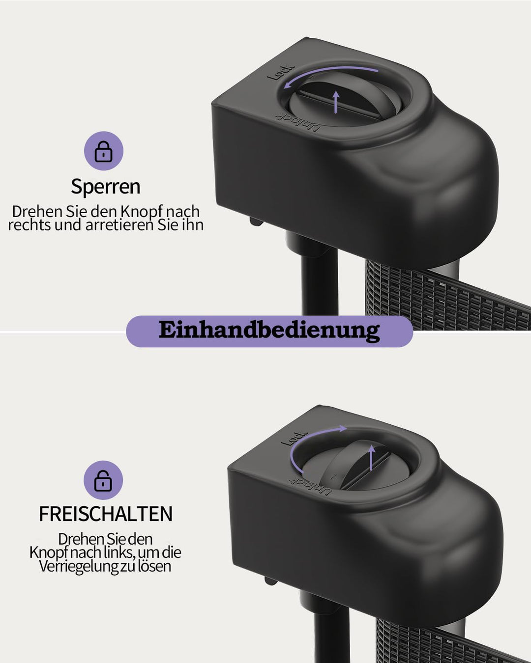 2PCS Treppenschutzgitter für Babys, 86 cm hoch, ausziehbar bis 140 cm breit, Kinderschutzgitter für