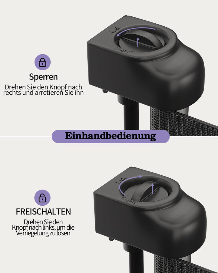2PCS Treppenschutzgitter für Babys, 86 cm hoch, ausziehbar bis 140 cm breit, Kinderschutzgitter für