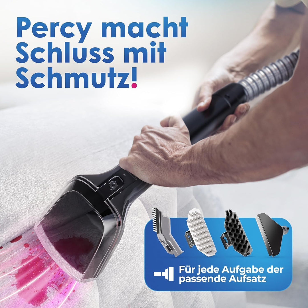Waschsauger Nass Trockensauger Percy – 600W Nasssauger Polsterreiniger Gerät– Teppich Reinigungsgerä