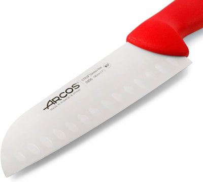 Arcos Serie 2900 - Santoku Messer Messer Asiatischer ArtAsian Knife - Klinge Nitrum Edelstahl 180 mm