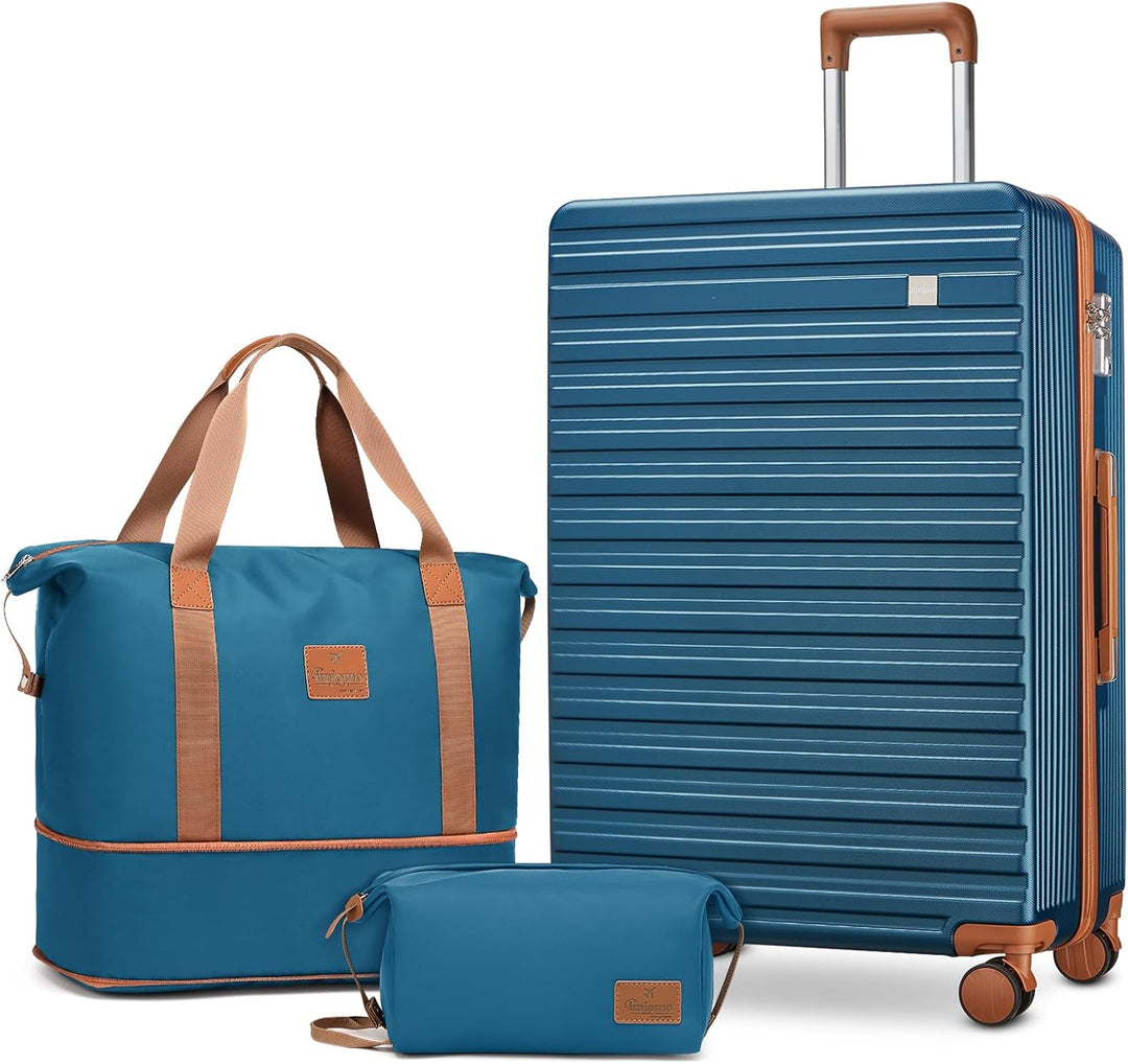 Joyway Grosser Koffer Hartschalen-Koffer Set mit 4 Rollen leichtes Reisekoffer Set mit TSA-Schloss a