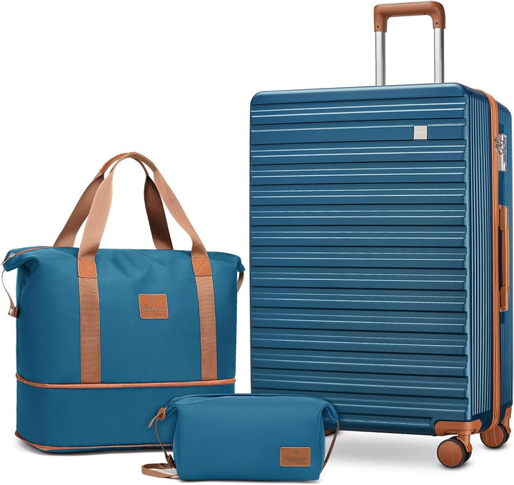 Joyway Grosser Koffer Hartschalen-Koffer Set mit 4 Rollen leichtes Reisekoffer Set mit TSA-Schloss a