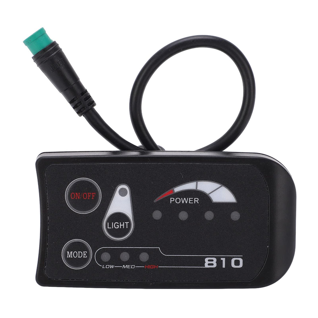 Elektrofahrrad LED Display, 36V 48V E-Bike LED Anzeigetafel Elektrofahrrad LED Anzeige Messgerät für