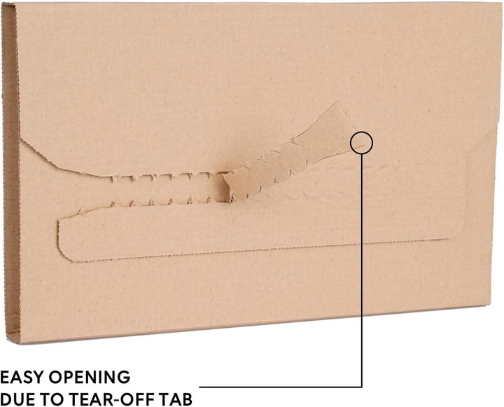 Buchverpackung 25 Stück selbstklebend, 600 x 400 x 10-85 mm, Universal Wickelverpackung 25 Stück 600