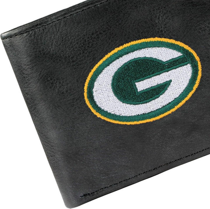Rico Industries NFL Embroidered Leather Billfold Wallet San Francisco 49ers, San Francisco 49ers