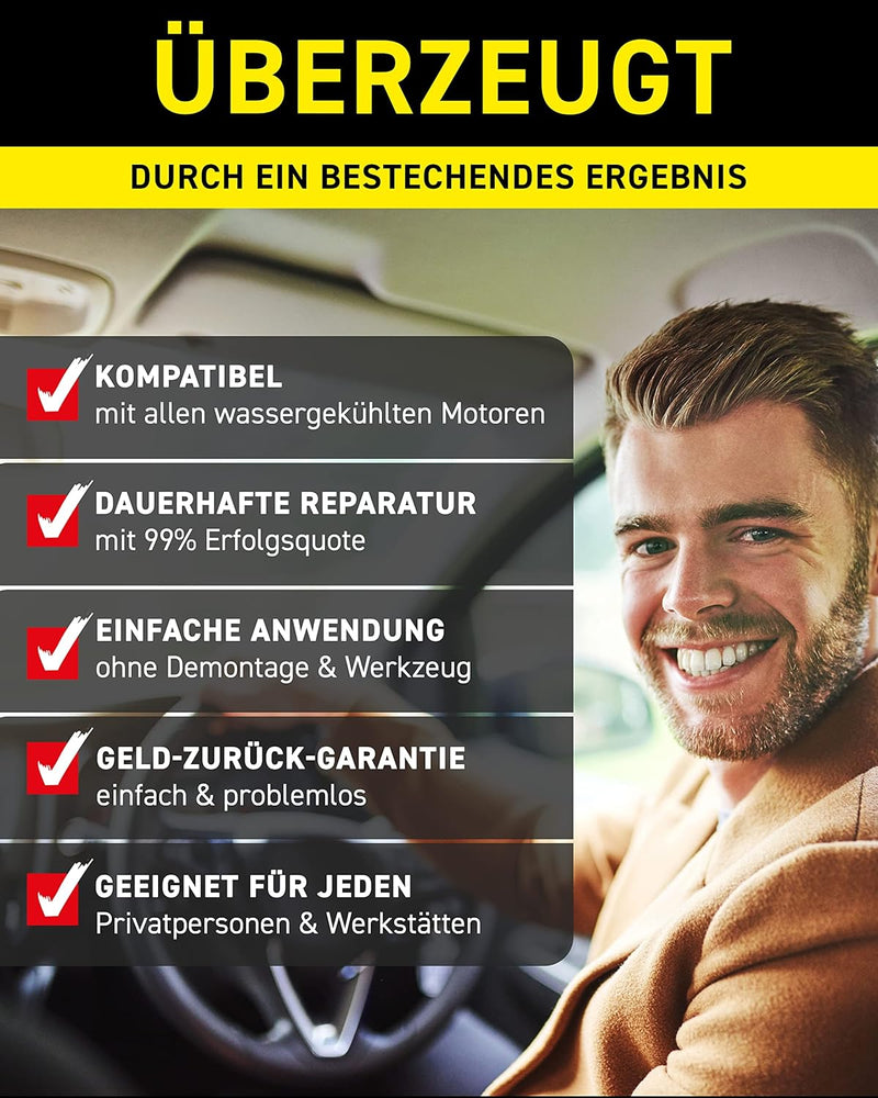 STEEL SEAL - Einfache Reparatur defekter Zylinderkopfdichtungen - Kopfdichtung Dichtmittel mit verbe