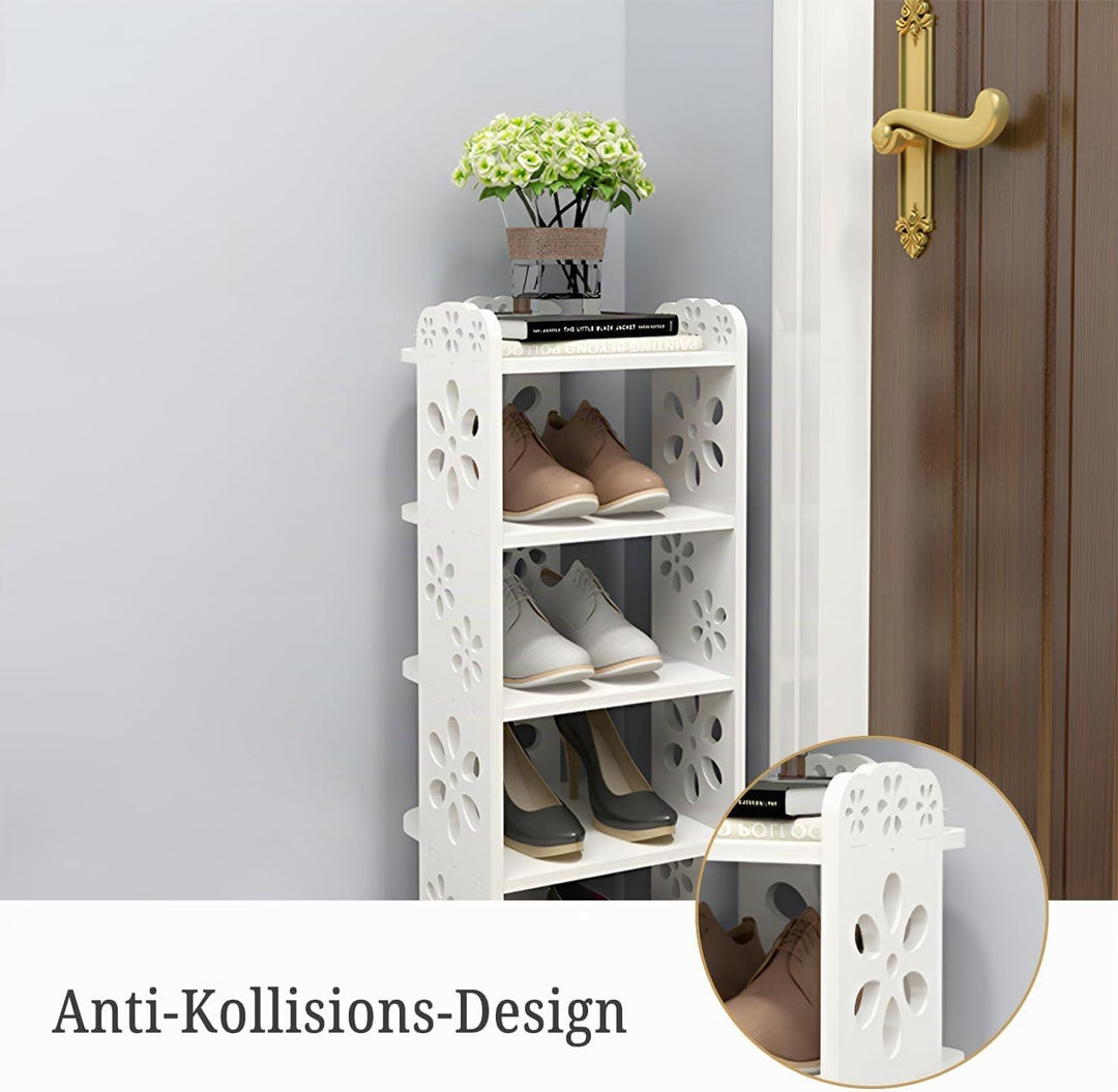 Dripex Schuhregal Standregal 7 Ablagen Schuhablage Schuhständer Schuhschrank multifunktional Standre