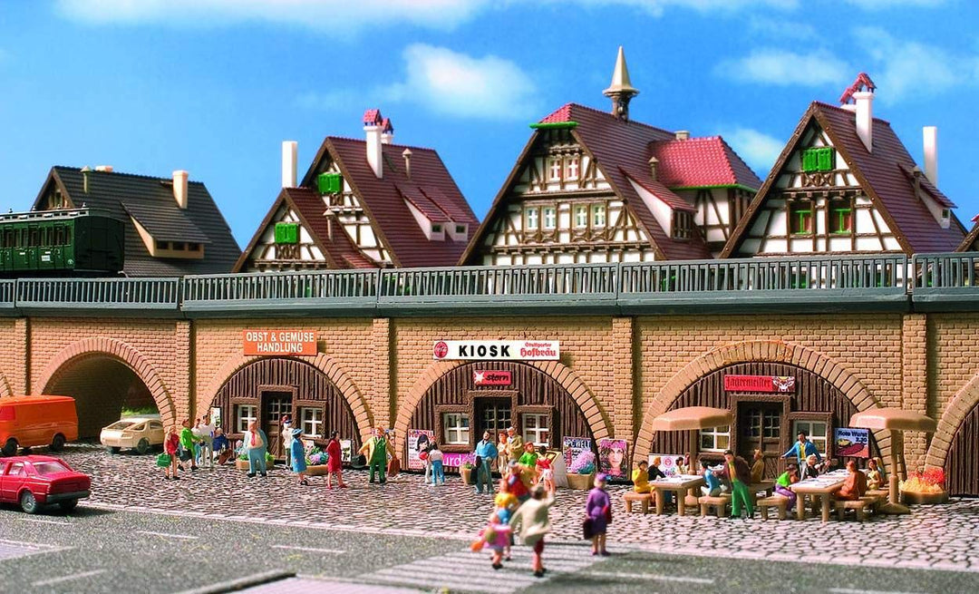 Vollmer Miniaturgebäude N Arkaden - Modellbau - Retro - Unisex - Erwachsene, Unisex - Hobbyisten, Sa