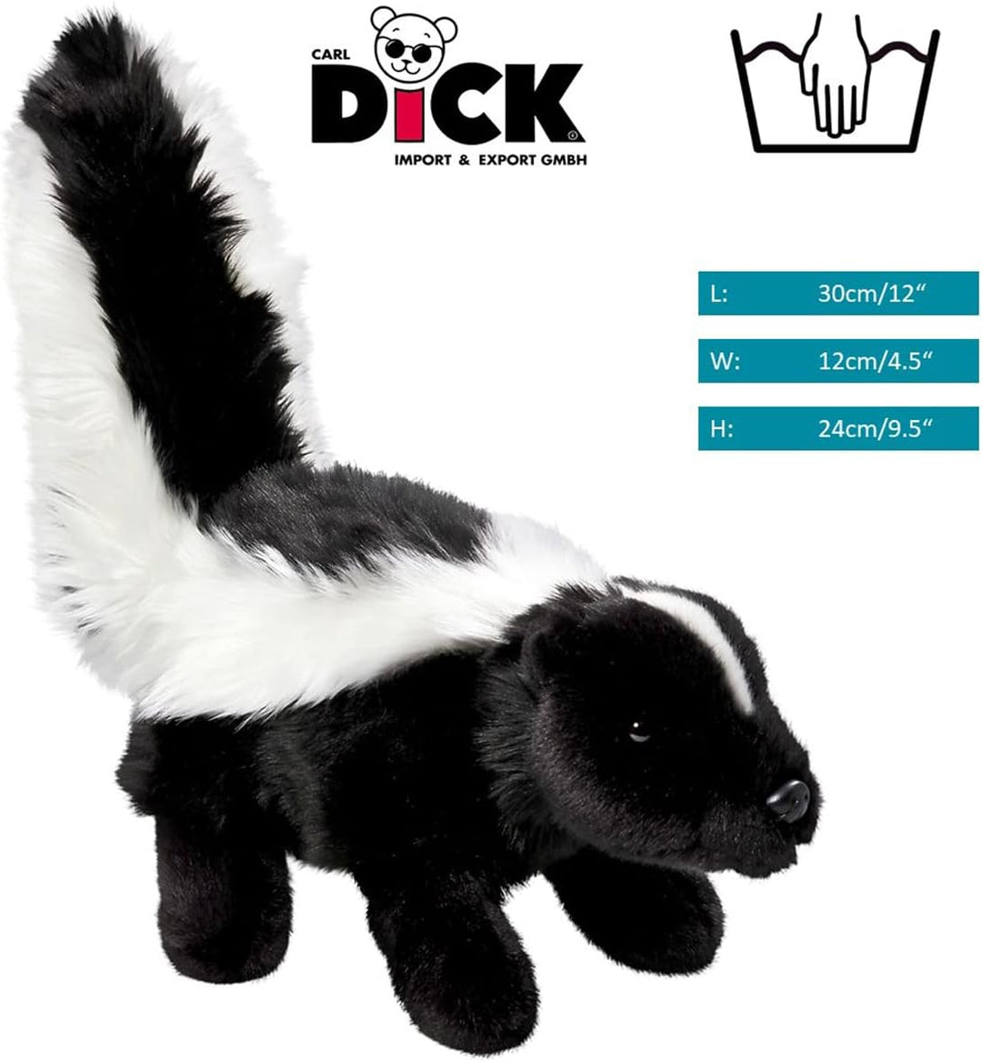 Carl Dick Stinktier, Plüschtier, Kuscheltier, ca. 30cm 3509 St - Schwarz-weiss, St - Schwarz-weiss