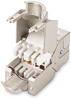 2x Assmann DN-93615 Digitus Professional Cat 6A Keystone Modul, geschirmt, werkzeugfreier Montageans